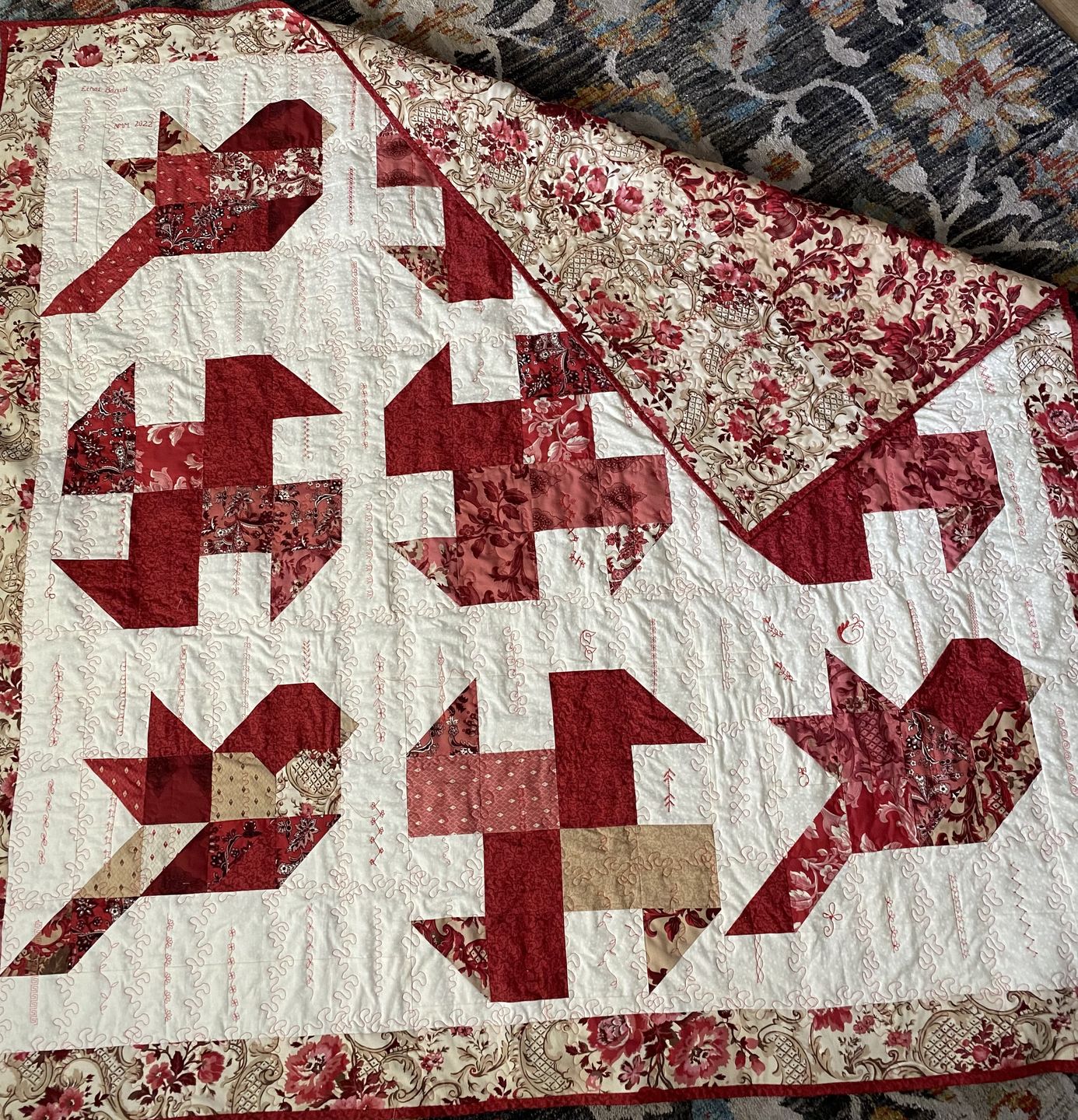 Customer photo review of True Fabrics - En Rouge - FBTY