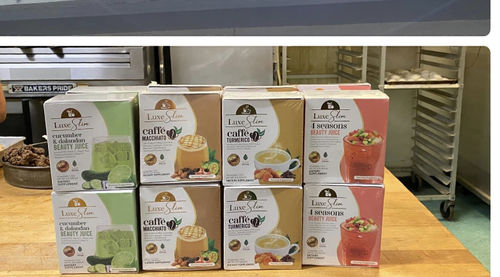 Customer photo review of Luxe Slim Caffe - Macchiato/Turmerico