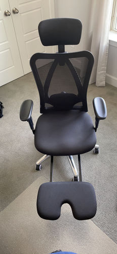 Customer photo review of SIHOO M18 Ergonomics Office Chair, Adjustable Headrests, Lumbar Support, Adjustable Arm Rest, Mesh Backrest Mesh Chair in Black and Grey