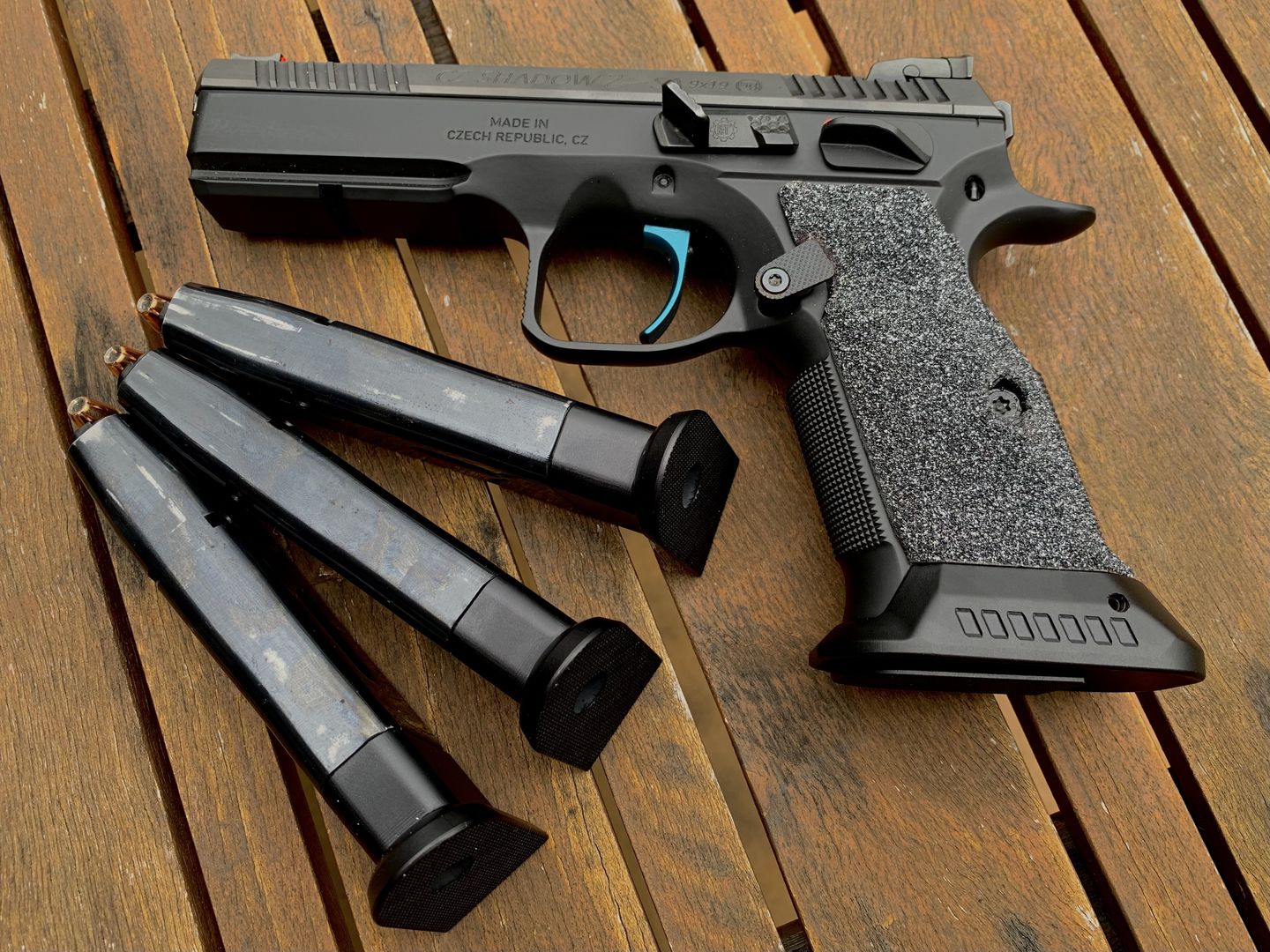 Customer photo review of CZ Shadow 2 Magazine Base Pad IPSC Standard Division