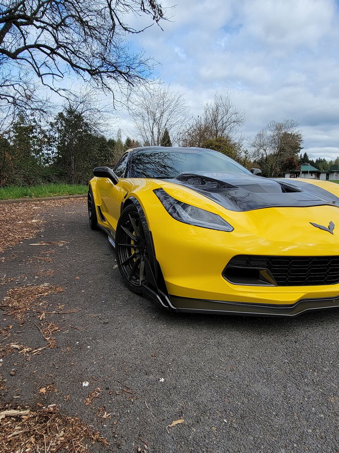 Customer photo review of Corvette C7 Stage 2.5 ZR1 Conversion Extended Front Splitter