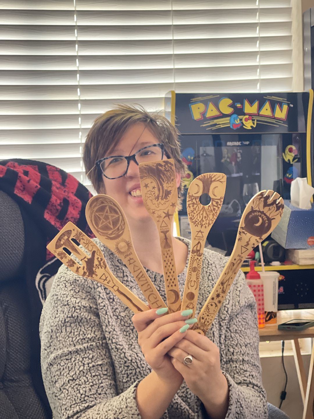 Customer photo review of The 5 Elements Bamboo Large Kitchen Utensils Set
