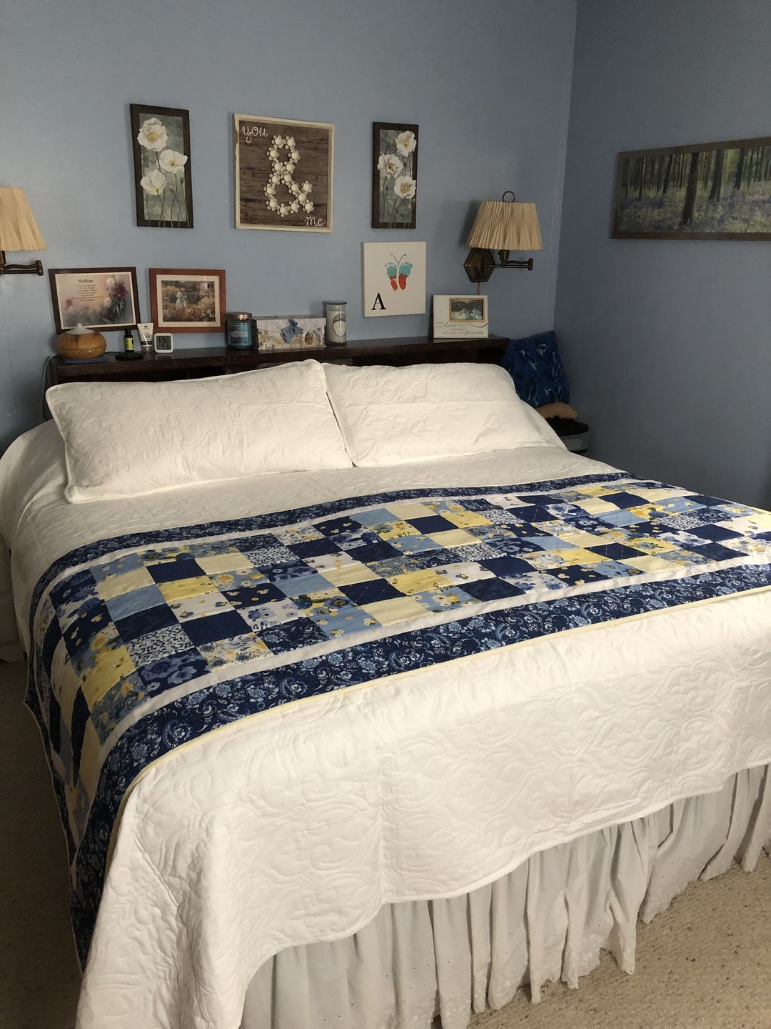 Customer photo review of True Fabrics - Sunshine Blooms - Precut Fabric