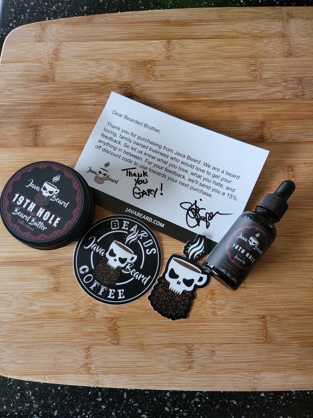 Customer photo review of 19TH Hole Beard Oil
