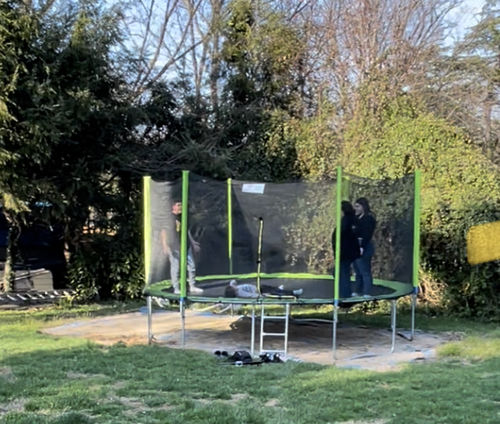 Customer photo review of Kangaroo Hoppers 15FT Round Kids Trampoline
