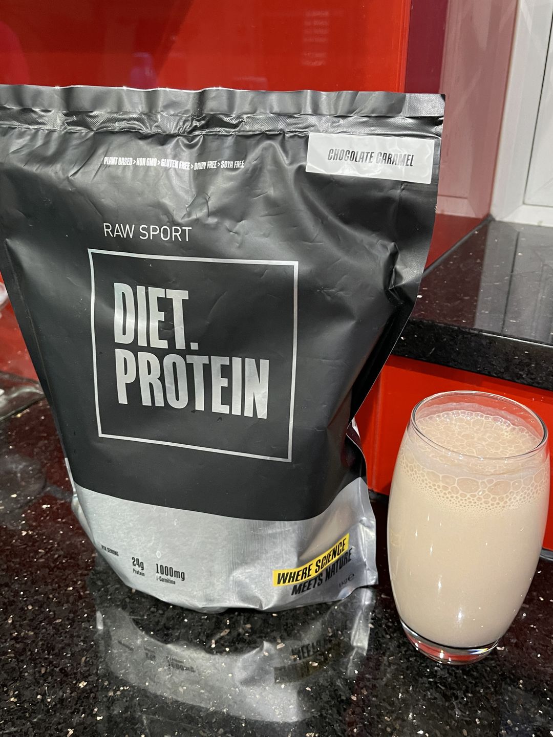 Customer photo review of Diet Protein (1KG) Powder