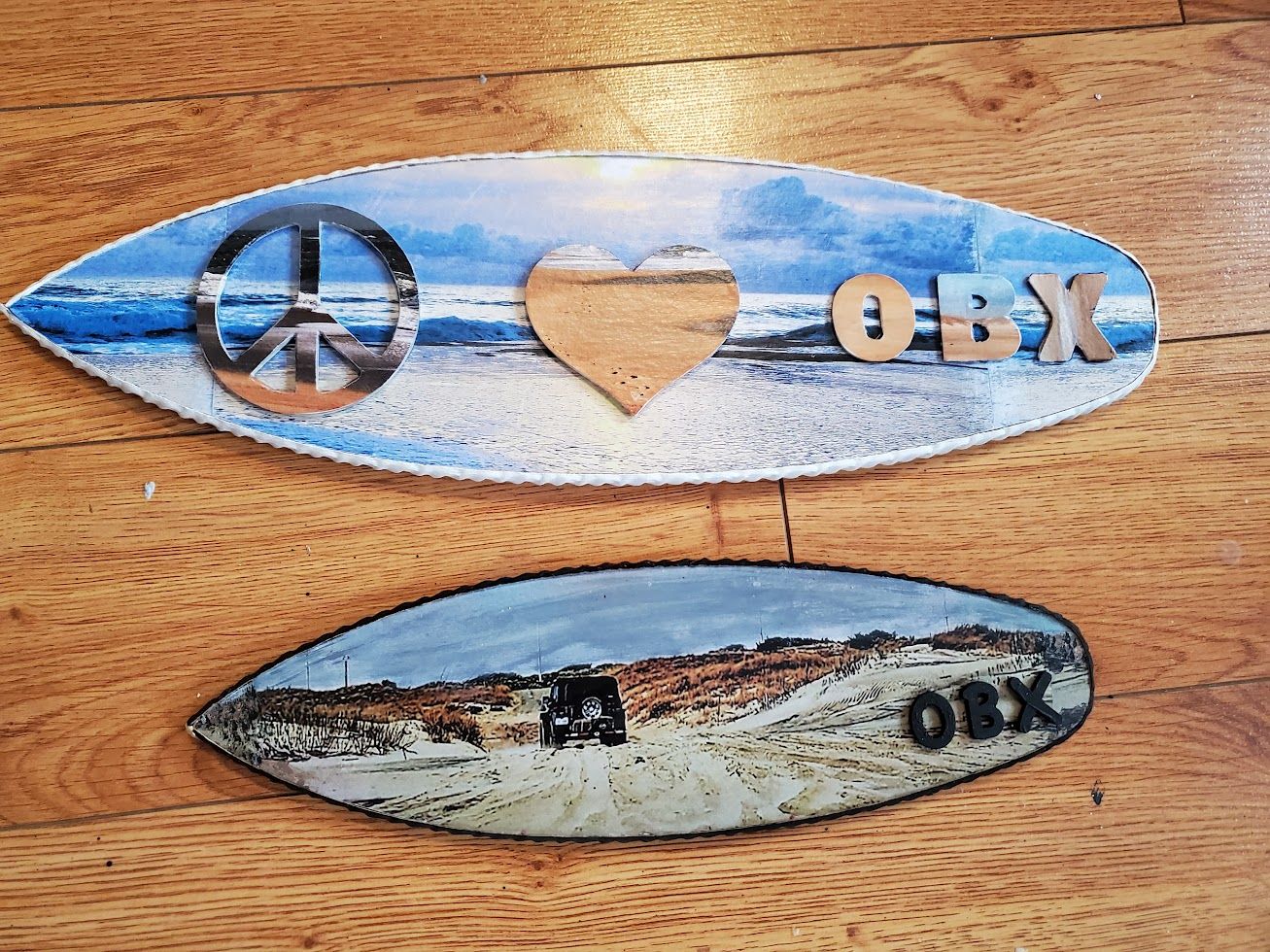 Customer photo review of Unfinished Wooden Peace Symbol Shape - Craft - up to 24" DIY