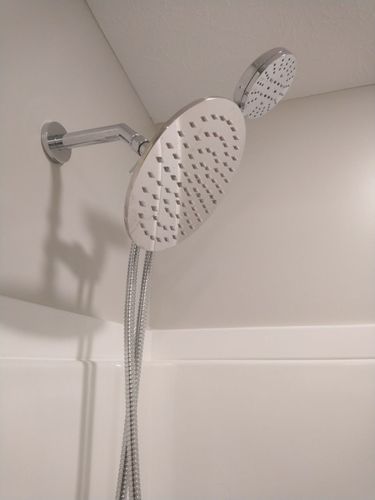 Customer photo review of 3-Spray Dual Shower Head Set