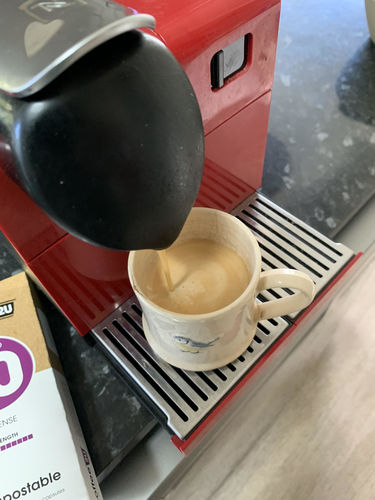 Customer photo review of Regular Starter Pack - 50 Capsules + Free Box Caramel Blend $29.25 - 48c per capsule