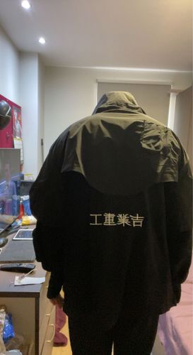 Customer photo review of Techwear Waterproof Hoodie