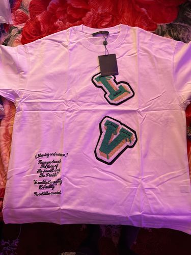 Customer photo review of Louis Vuitton White Oversized Fit T-Shirt