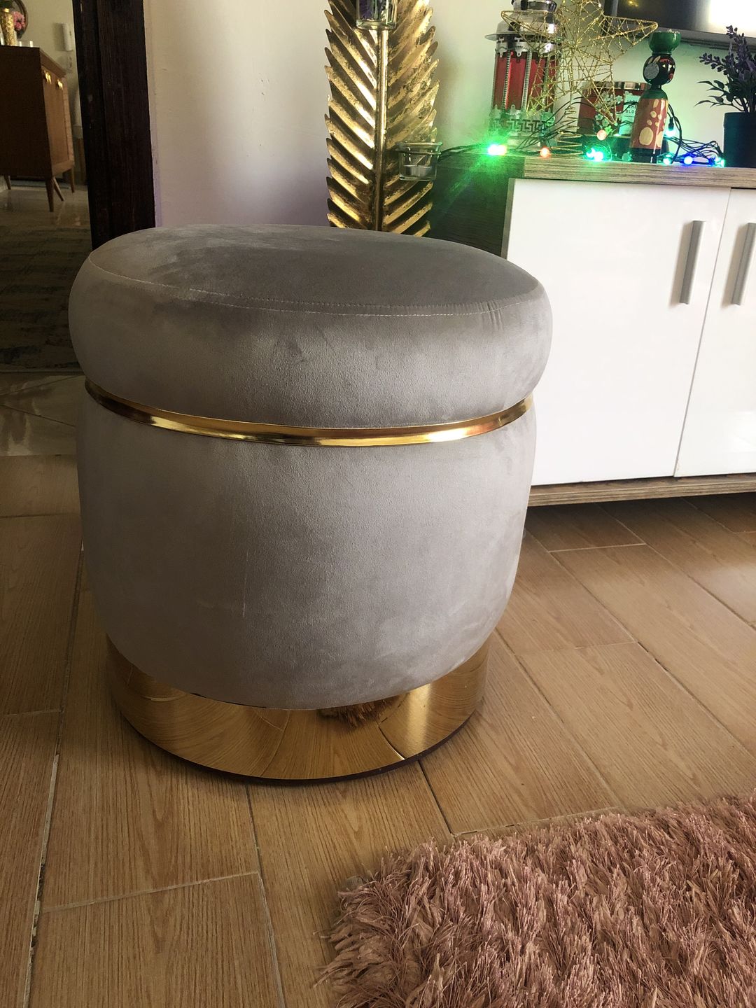 Customer photo review of بوف دائري - رمادي - AC95
