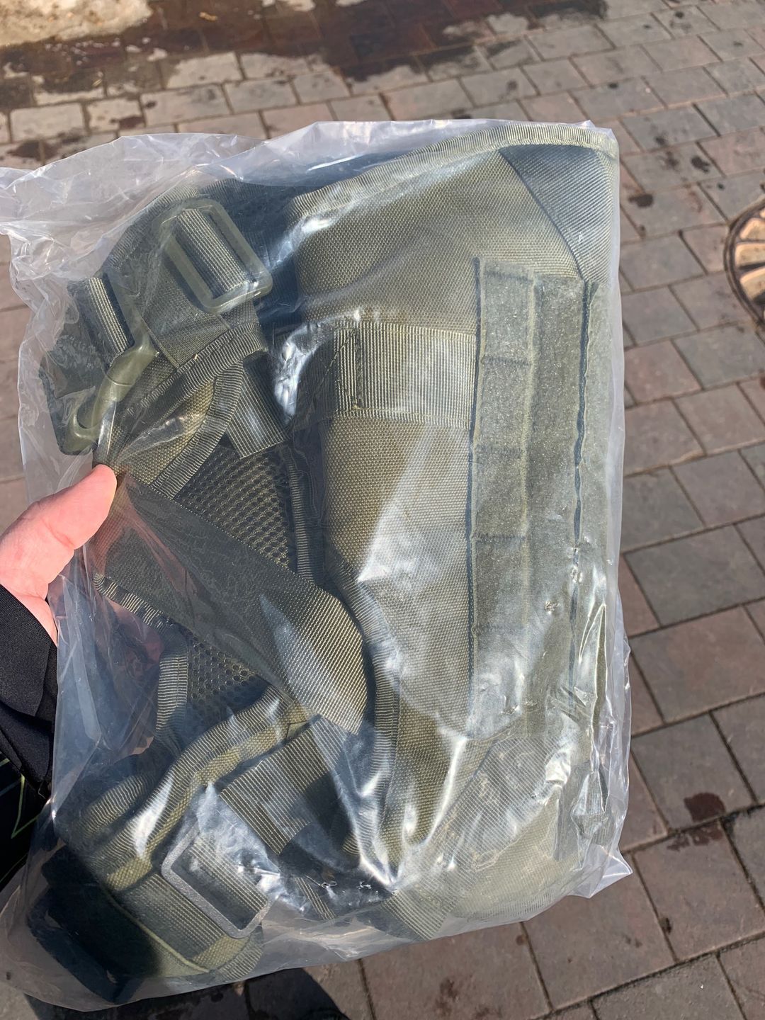 Customer photo review of Harnais chien militaire