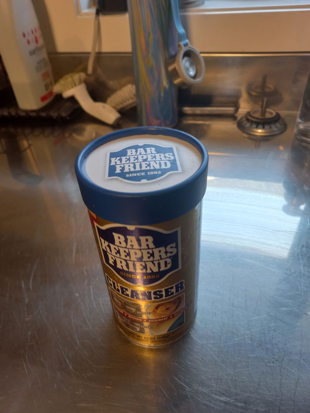 Customer photo review of Bar Keepers Friend Re-Usable Lid