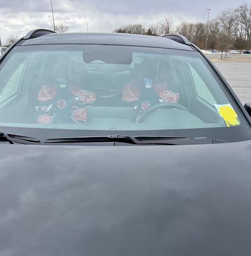 Customer photo review of Konan Akatsuki Car Seat Covers Custom Anime Naruto Car Accessories Gifts Idea