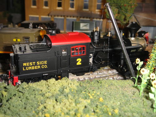 Customer photo review of Rivarossi HR2880S Heisler Steam locomotive, 2-Truck model, "Westside Lumber Co. #2", period III, with DCC-sound decoder, HO