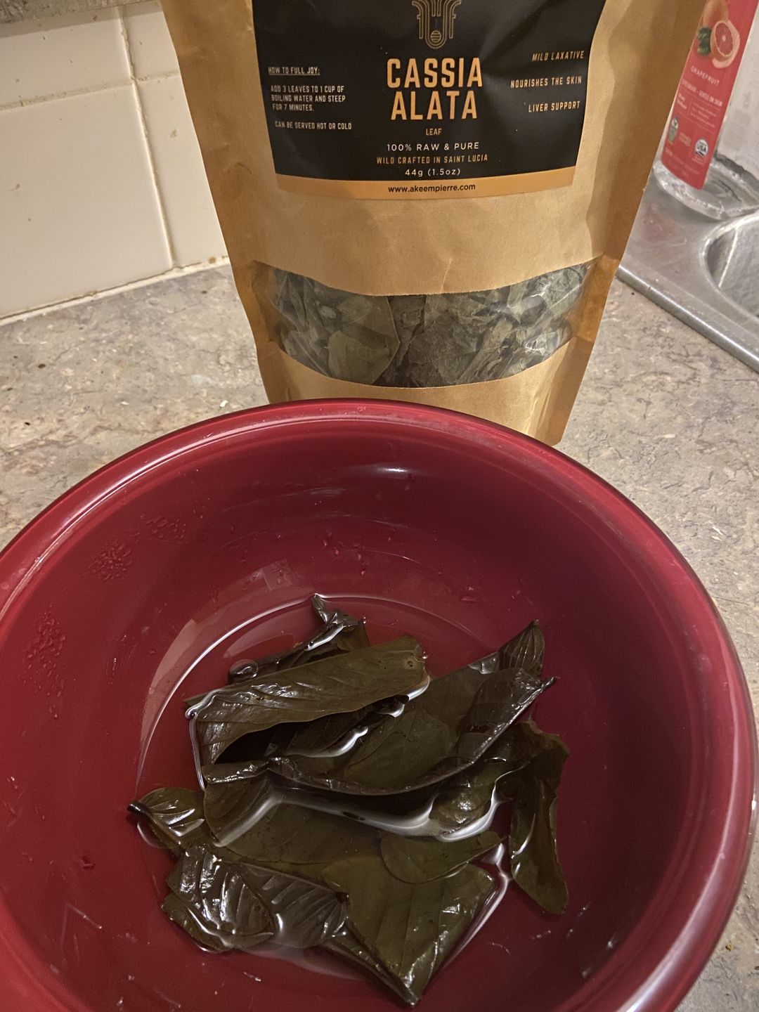 Customer photo review of Cassia Alata Leaf