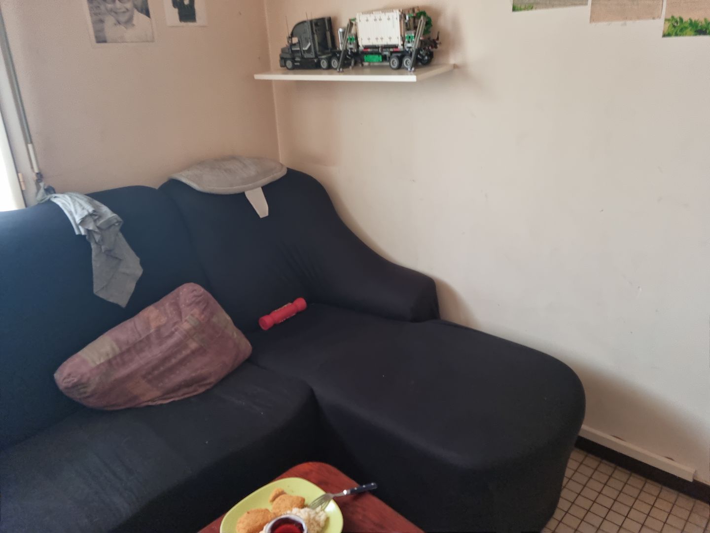 Customer photo review of Noir - Housses Extensibles de Fauteuil et Canapé