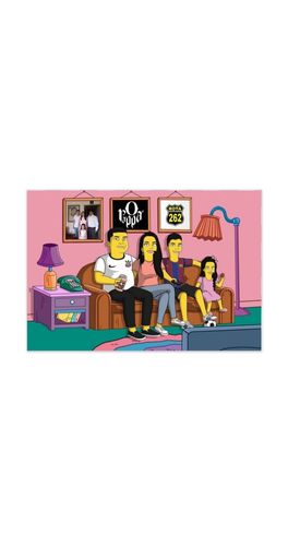 Customer photo review of RETRATO EM ARQUIVO DIGITAL FAMILIA AMARELA