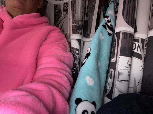 Customer photo review of SweetPlaid™ - Rose