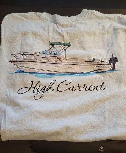 Customer photo review of Custom Boat T-Shirts