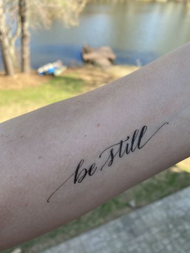 Customer photo review of Be Still by Heather Bloem