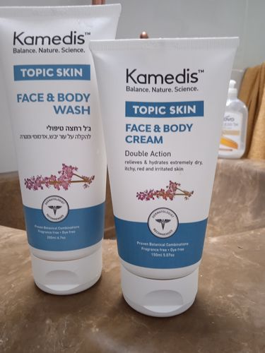 Customer photo review of ערכה טיפולית לעור אטופי ויבש | TOPIC SKIN KIT