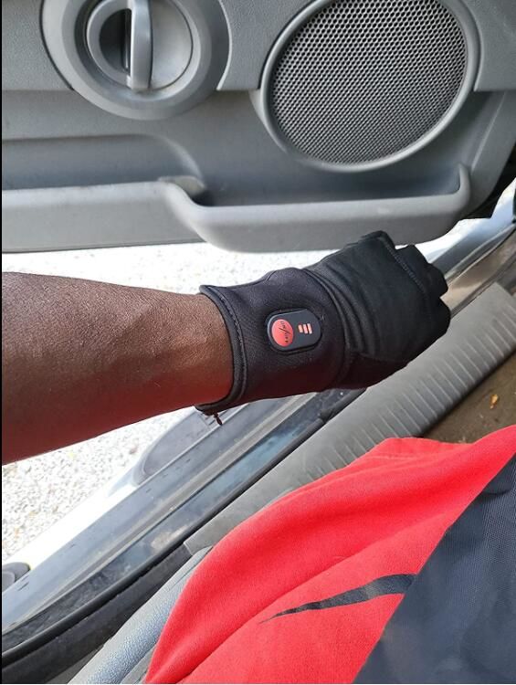 Customer photo review of Rechargeable Electric Finger Touch Screen Thin Heated Gloves Liners | Sunwill