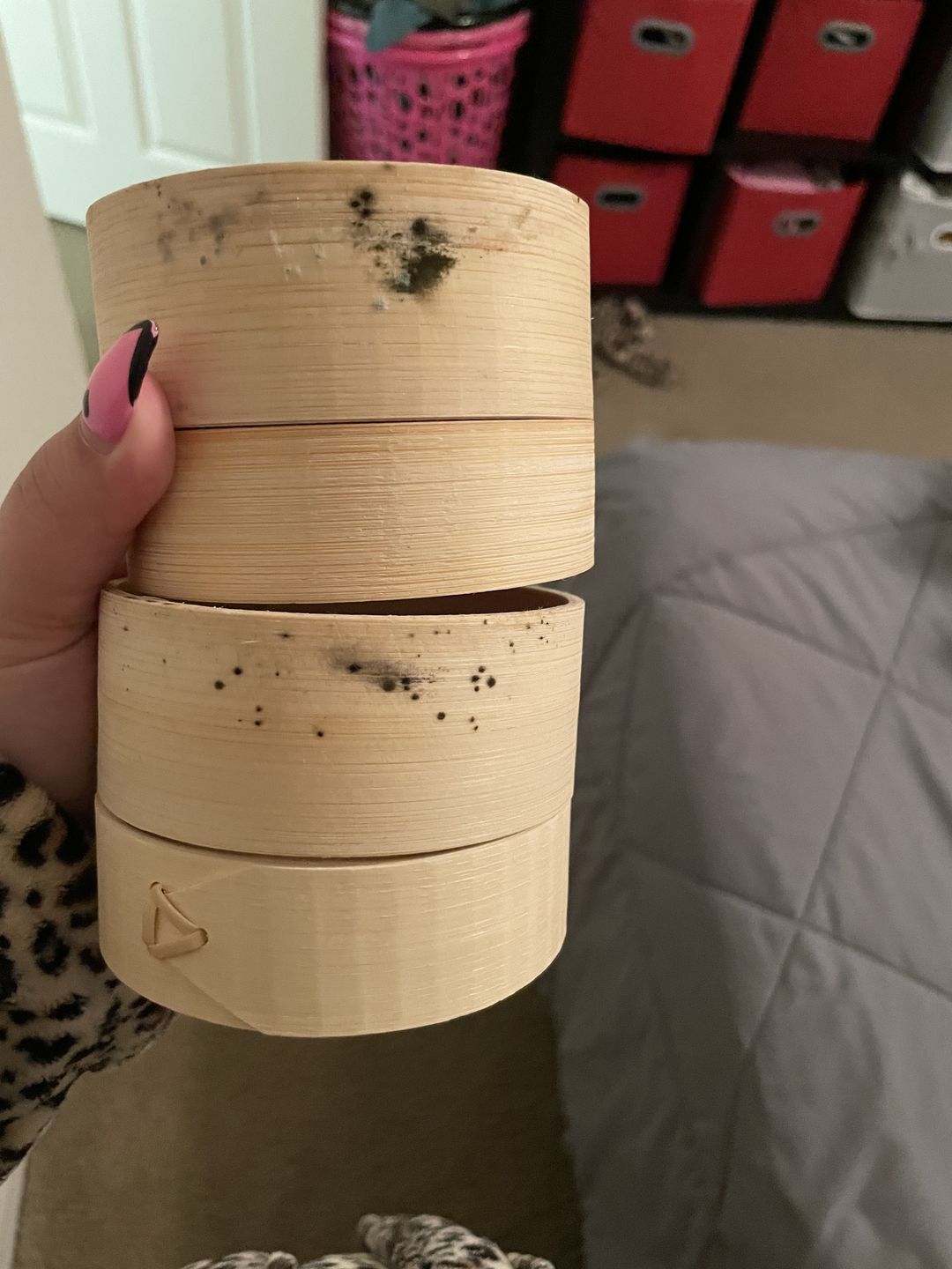 Customer photo review of Bamboo Bar Holder