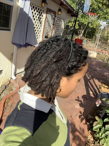 Customer photo review of Loc Restore/Conditioner: Step 2