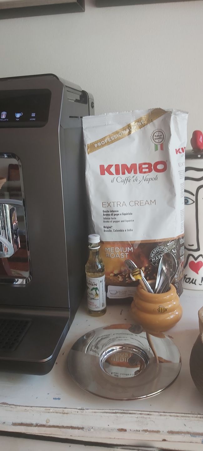 Customer photo review of Kimbo Espresso Extra Cream 1kg Grano Entero