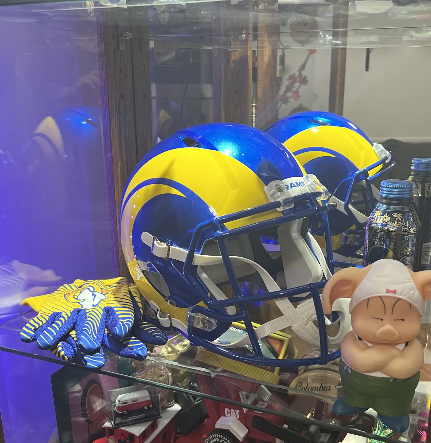 Customer photo review of LA Rams Riddell Speed Full Size Replica Football Helmet