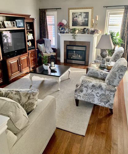 Customer photo review of Urban Linen Solid Area Rug