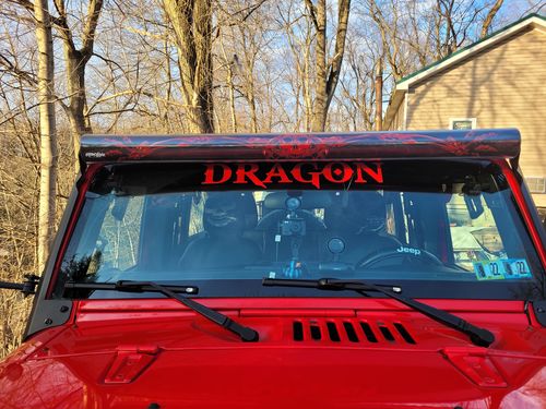 Customer photo review of 3D Skeleton Light Bar Insert