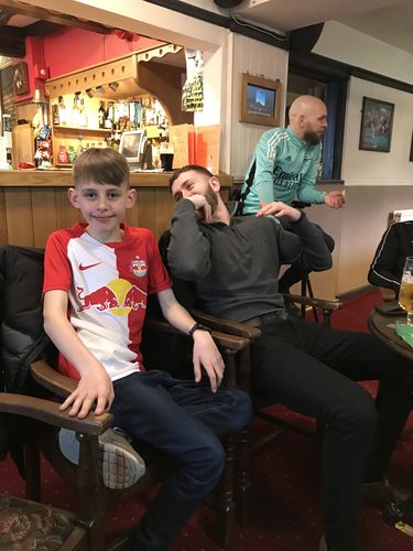 Customer photo review of Kids Mystery Football Shirt