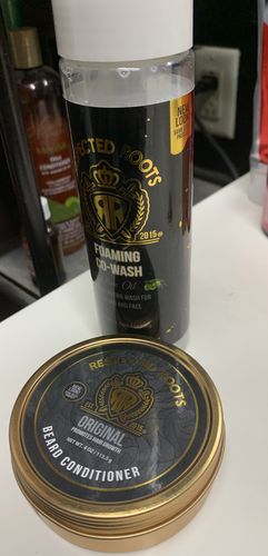 Customer photo review of Respected Roots Beard Hydration Kit