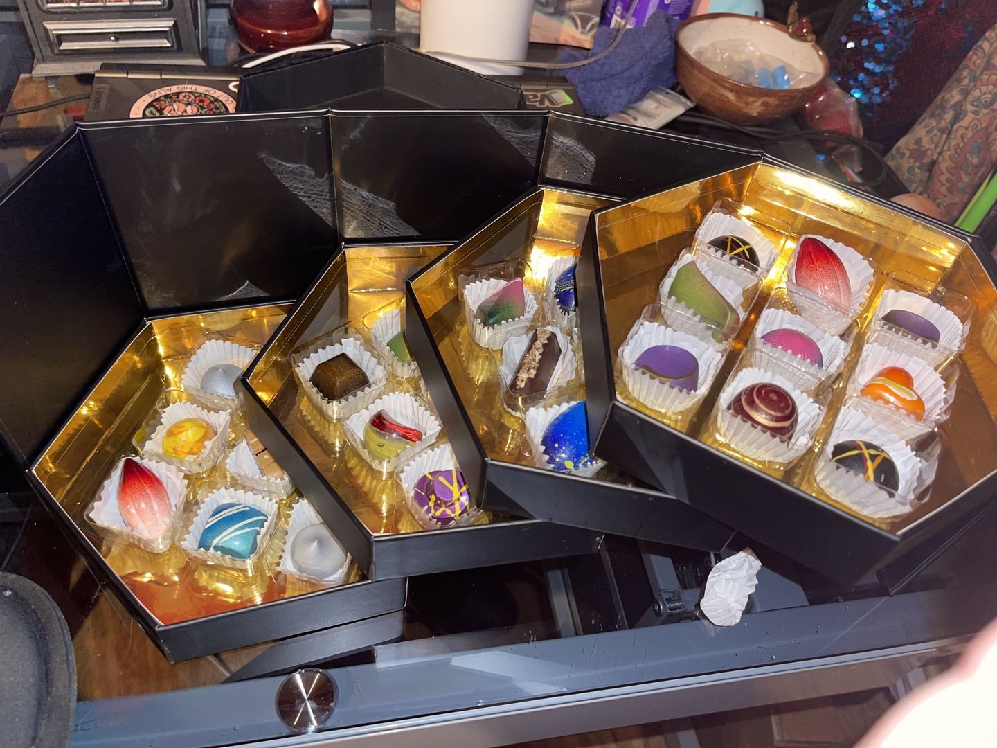 Customer photo review of Signature Chocolate Tasting Gift Set, 36 pieces