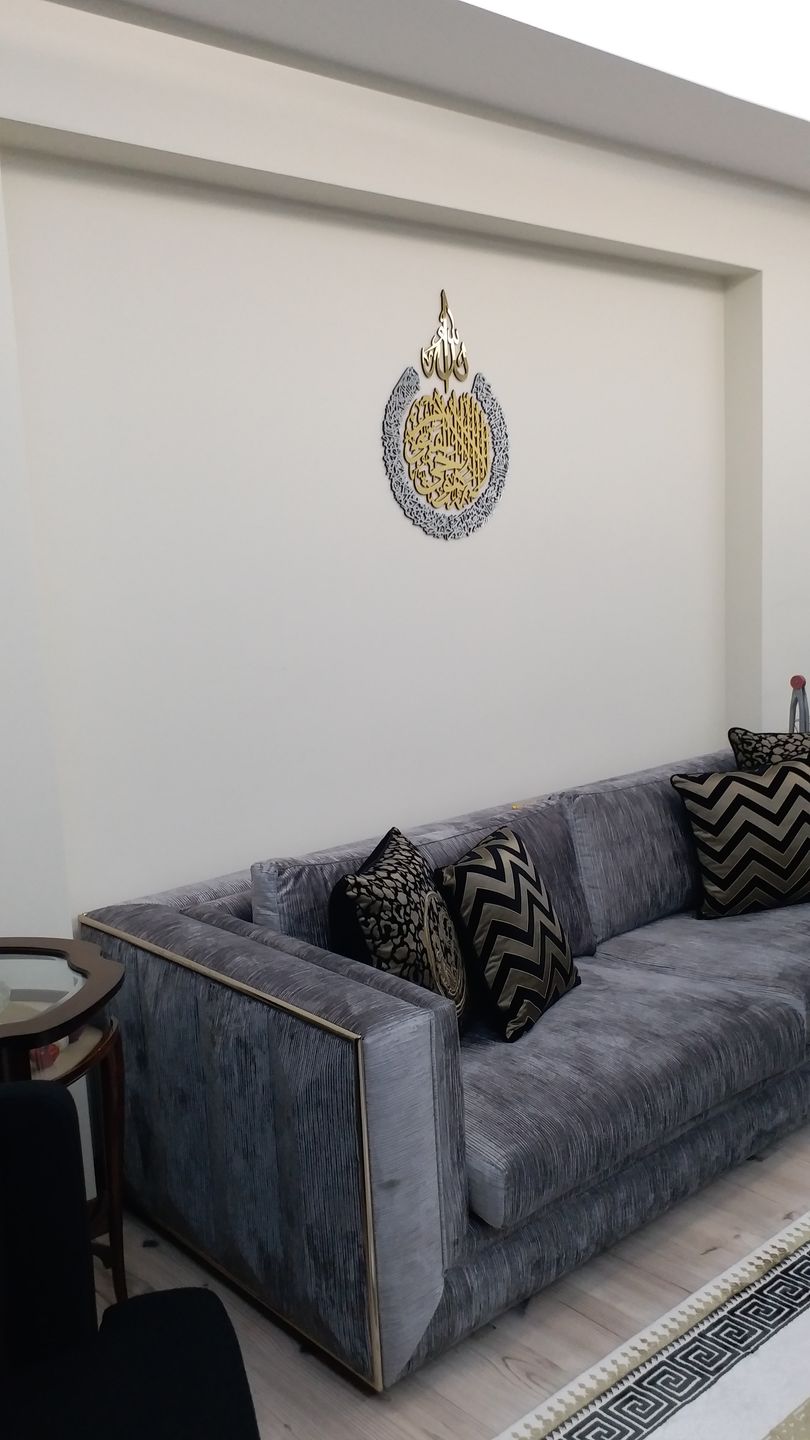 Customer photo review of Ayetel Kursi 4 Parça Akrilik Tablo
