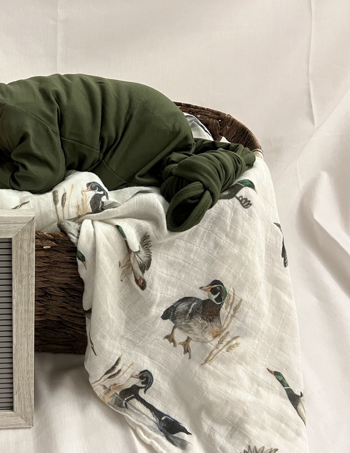 Customer photo review of Diving Ducks - Swaddle
