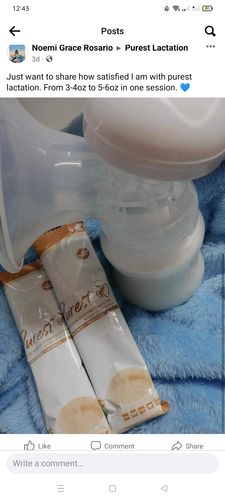 Customer photo review of Purest Lactation Decaf Hazelnut Coffee Drink