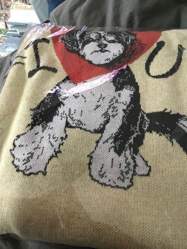 Customer photo review of Full-Body Pet Custom Sweater