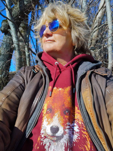 Customer photo review of FUCHS GEMÄLDE - Bio Unisex Hoodie (PREMIUM)