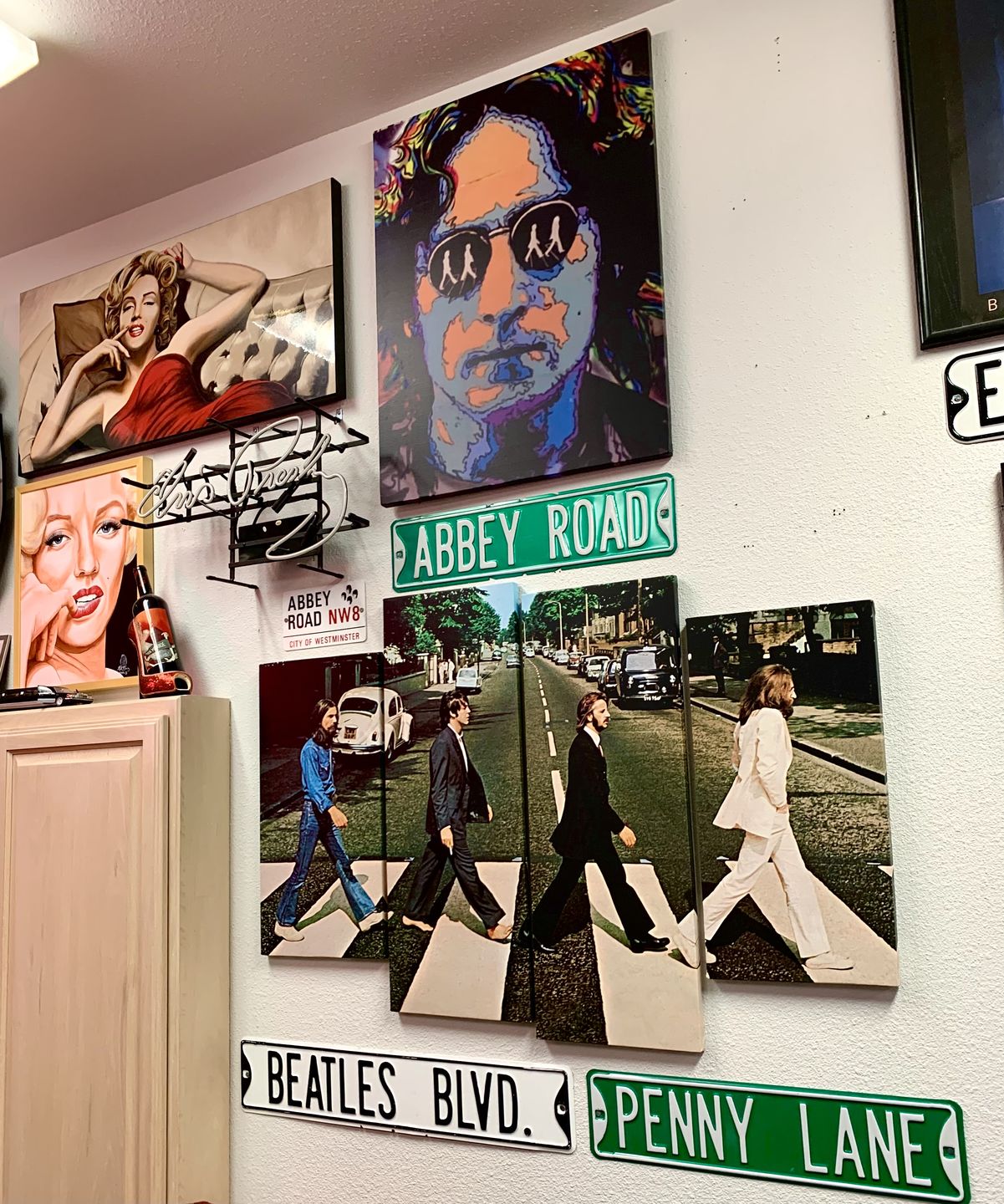 Customer photo review of Abbey Road Wall Art