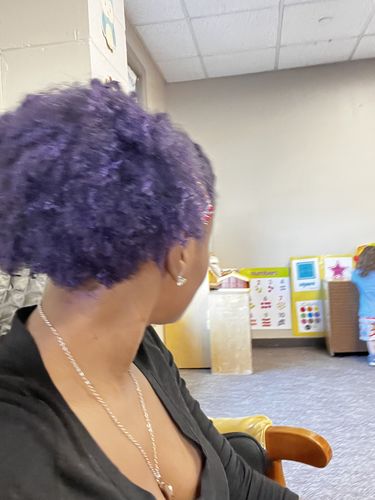Customer photo review of Get Hued - Purple Rain