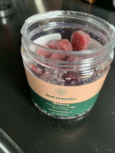 Customer photo review of 1500Mg Mixed Natural Flavors CBD Gummies