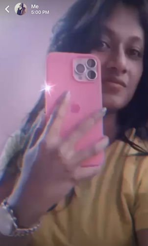 Customer photo review of iPhone Silicone Case (Firefry Rose)