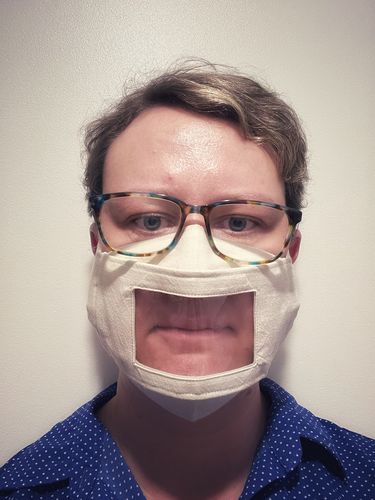 Customer photo review of SSOL Smile Mask Pattern (FREE!)