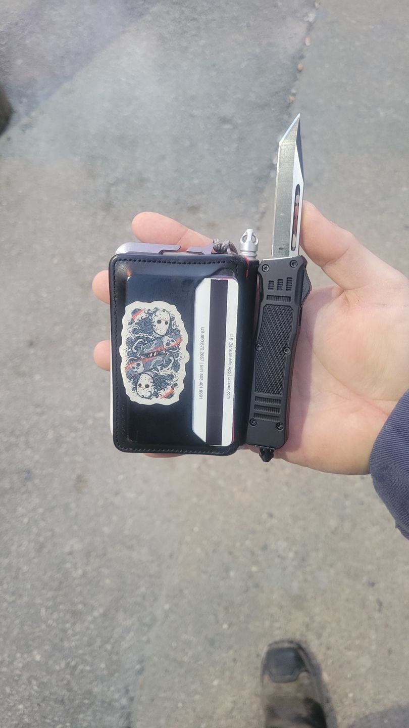 Customer photo review of Mini Black Phantom D/A OTF (Multiple Blade Styles Available)