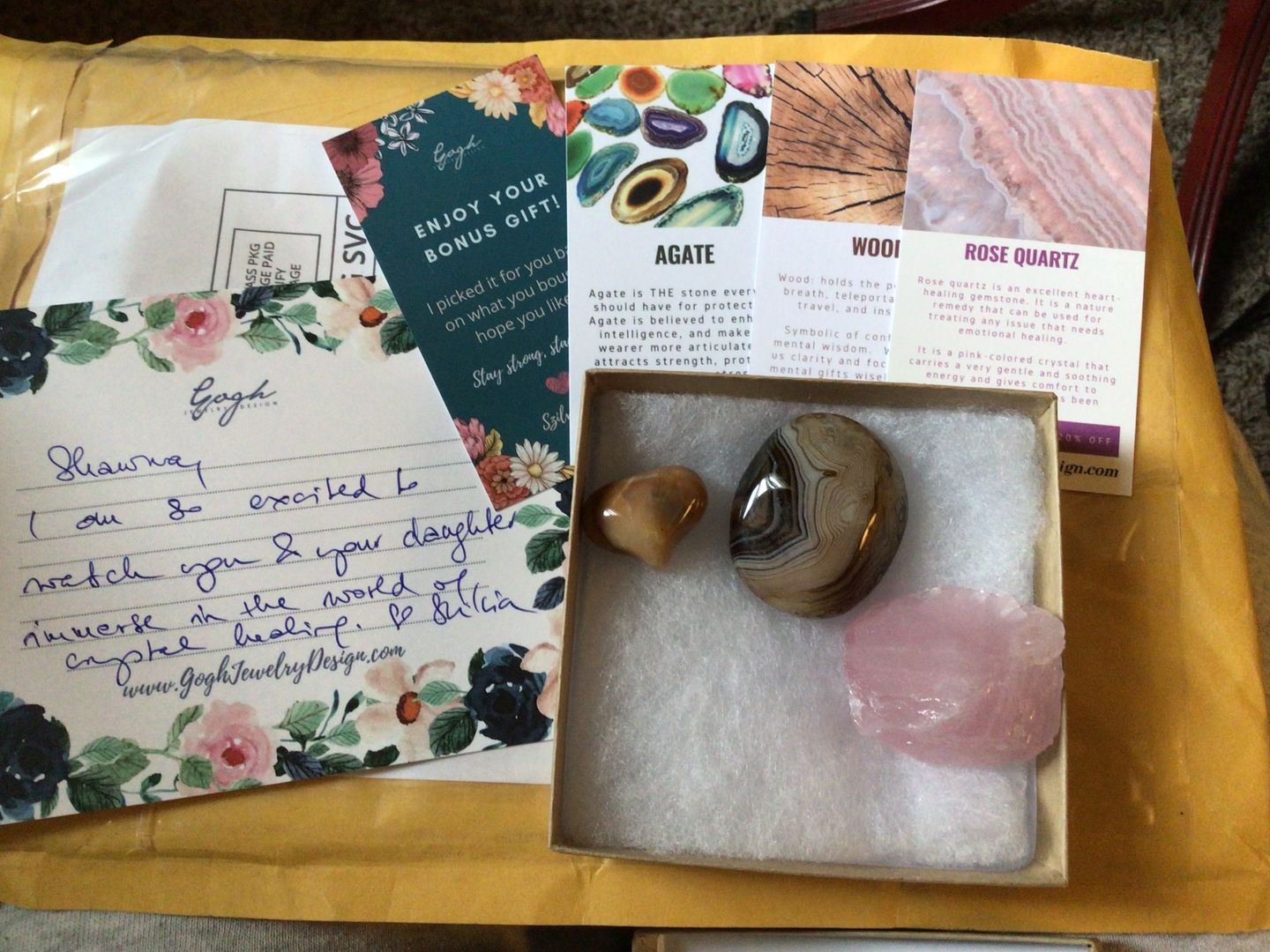Customer photo review of FREE Special Welcome GIFT to help focus your intentions