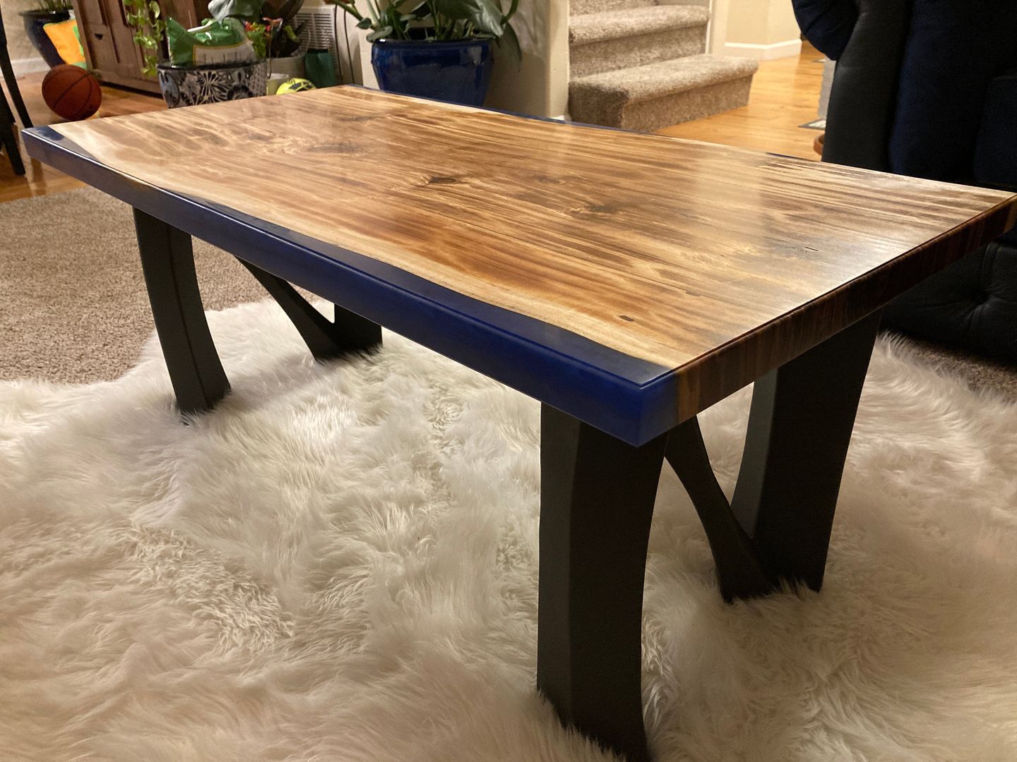 Customer photo review of Metal Bench Legs - 104 Norah - 16" - Set of 2 pcs